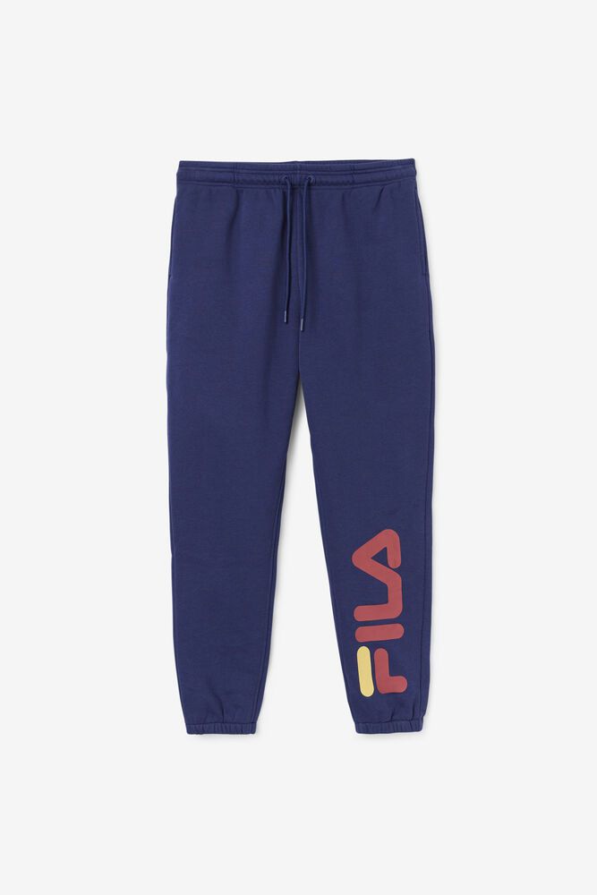 Fila Pants Sunday Jogger Mens Navy - India IQF-238094